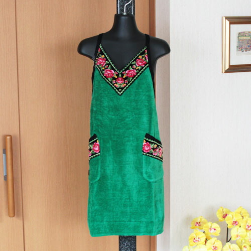 楽天市場】FEILER フェイラー レーシーローズ エプロン グリーン