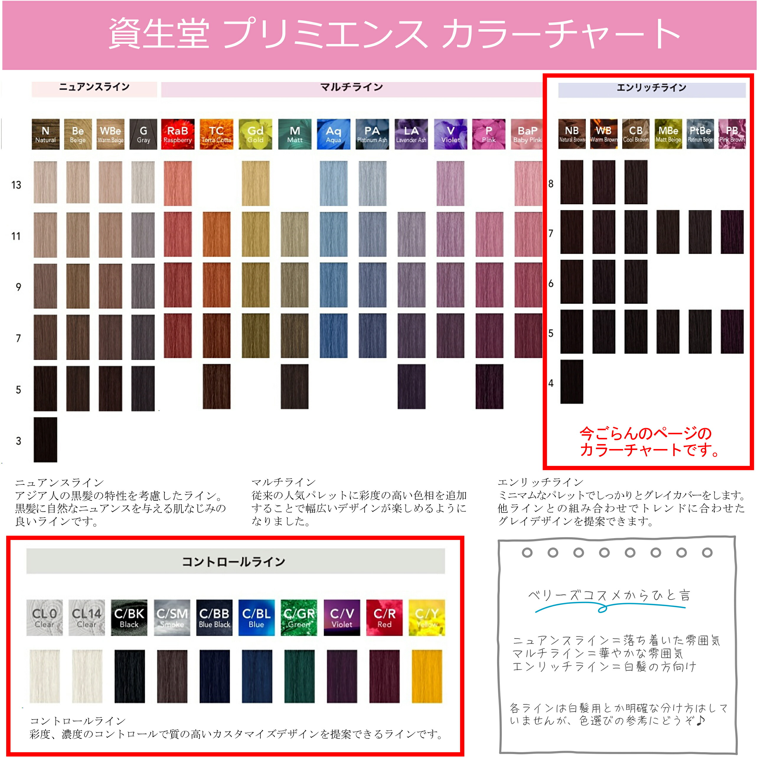 楽天市場】白髪染め 資生堂 プリミエンス エンリッチライン 80g 4本