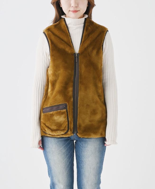 楽天市場】バブアー ファーライナー ベスト ジレ リバーシブル パイル