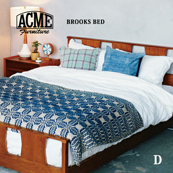 楽天市場】ダブルベッド ACME Furniture BROOKS BED-D : 家具