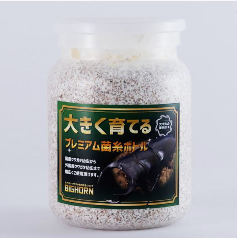 楽天市場】BIGHORN 菌糸ボトル 800CC 5本セット 手詰め 広葉樹 国産