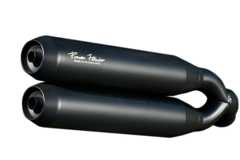 BEAMS BEAMS パワーヘッダー W 政府認証 スリップオンマフラー マット