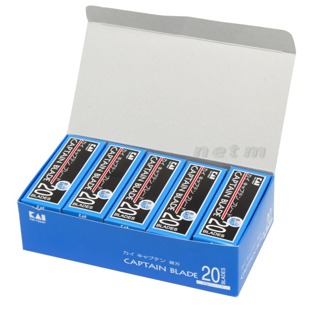 楽天市場】カイキャプテン替刃 20枚入り（青箱）×10個（まとめ買い