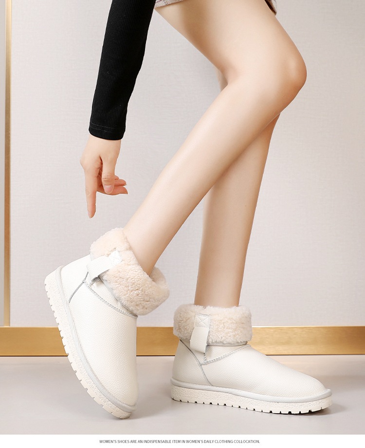 楽天市場】ブラック ホワイト ムートンブーツ レディース スノーブーツ