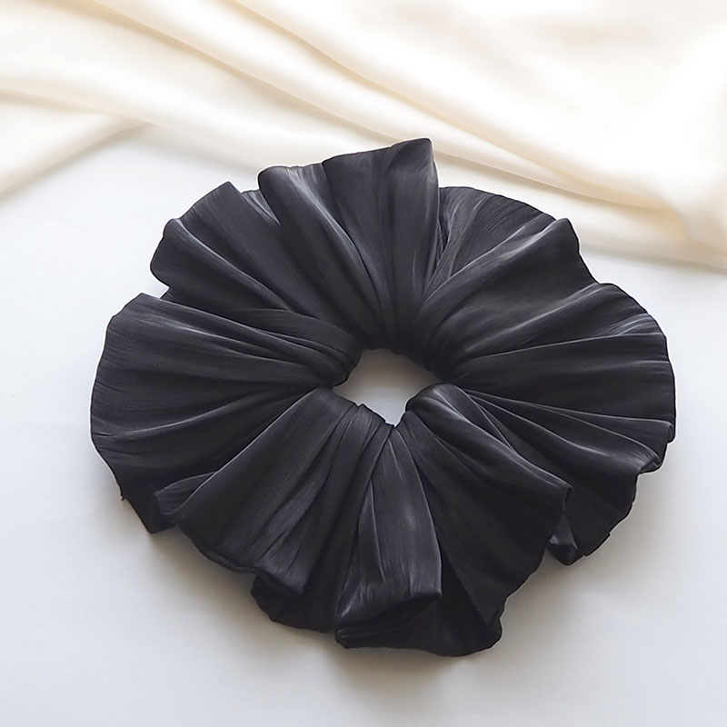 楽天市場】シュシュ 大きめ ビッグ サテン ボリューム 20cm まとめ髪