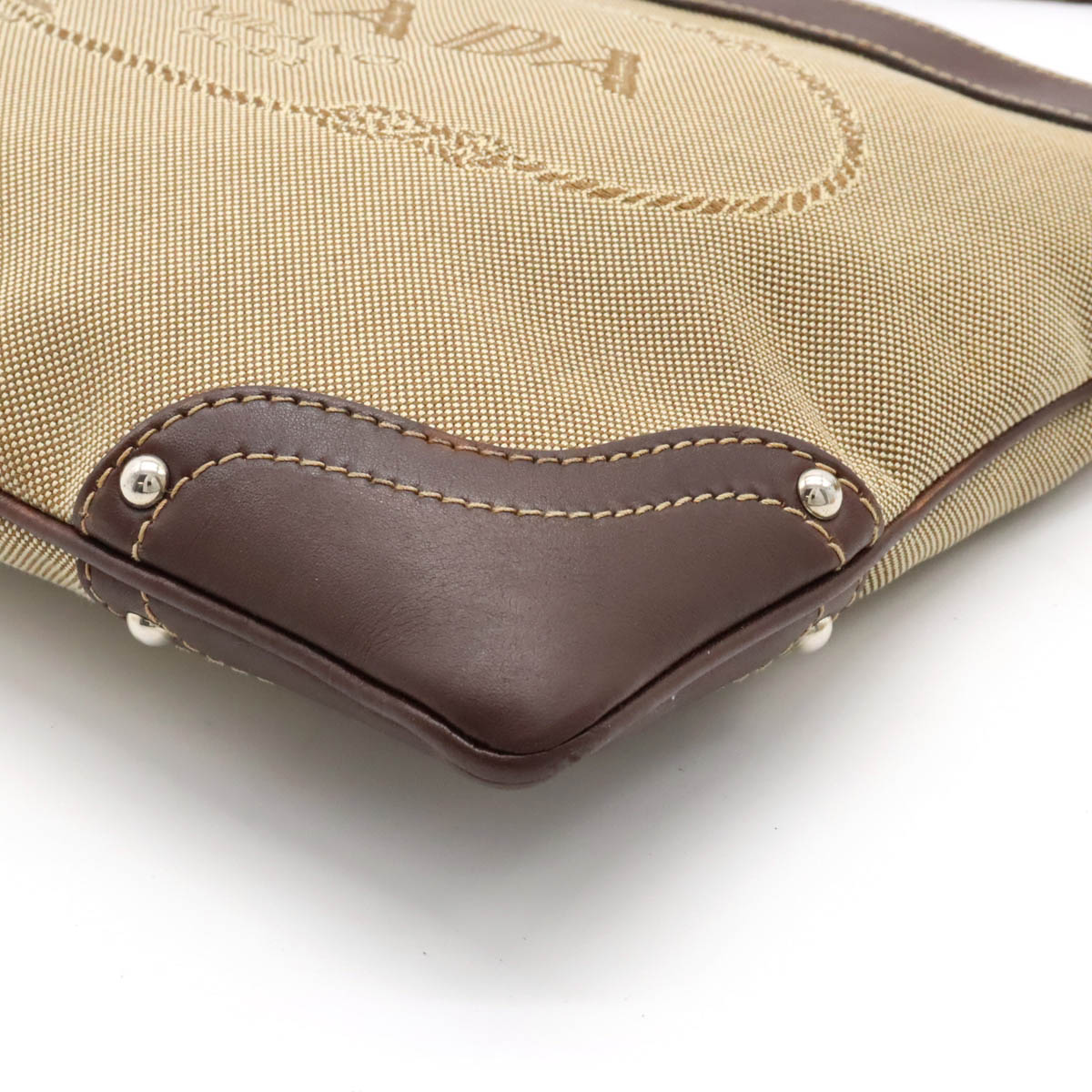 楽天市場】PRADA プラダ ロゴジャガード ショルダーバッグ ポシェット