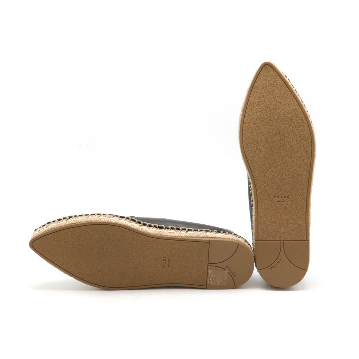 楽天市場】PRADA プラダ エスパドリーユ フラットシューズ スリッポン