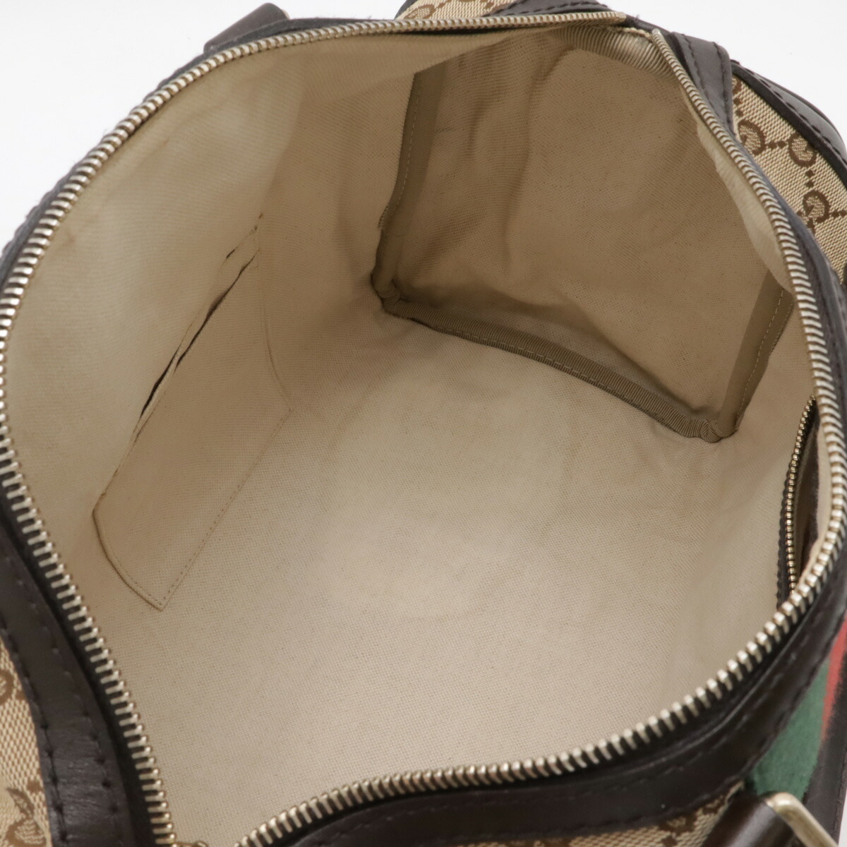 楽天市場】GUCCI グッチ GGキャンバス シェリーライン ハンドバッグ