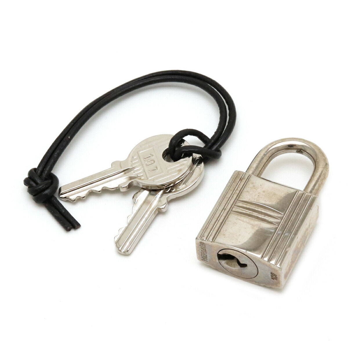 楽天市場】HERMES エルメス カデナ パドロック No.107 南京錠 鍵 カギ