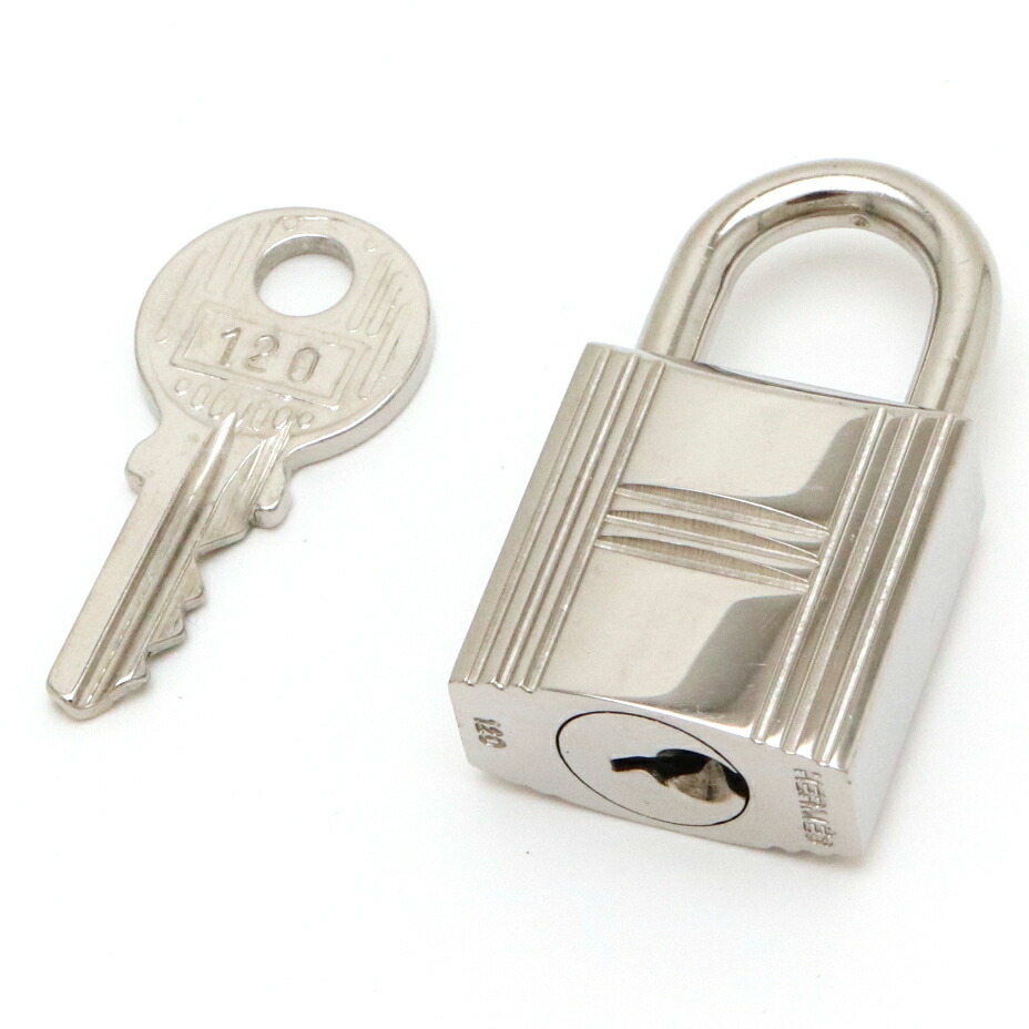 楽天市場】HERMES エルメス カデナ パドロック No.120 南京錠 鍵 カギ