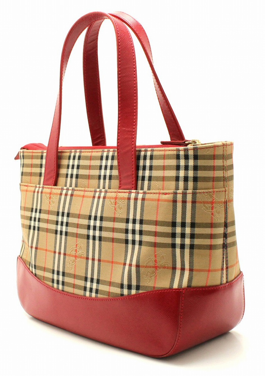 楽天市場】【バッグ】BURBERRY バーバリー ノバチェック ハンドバッグ