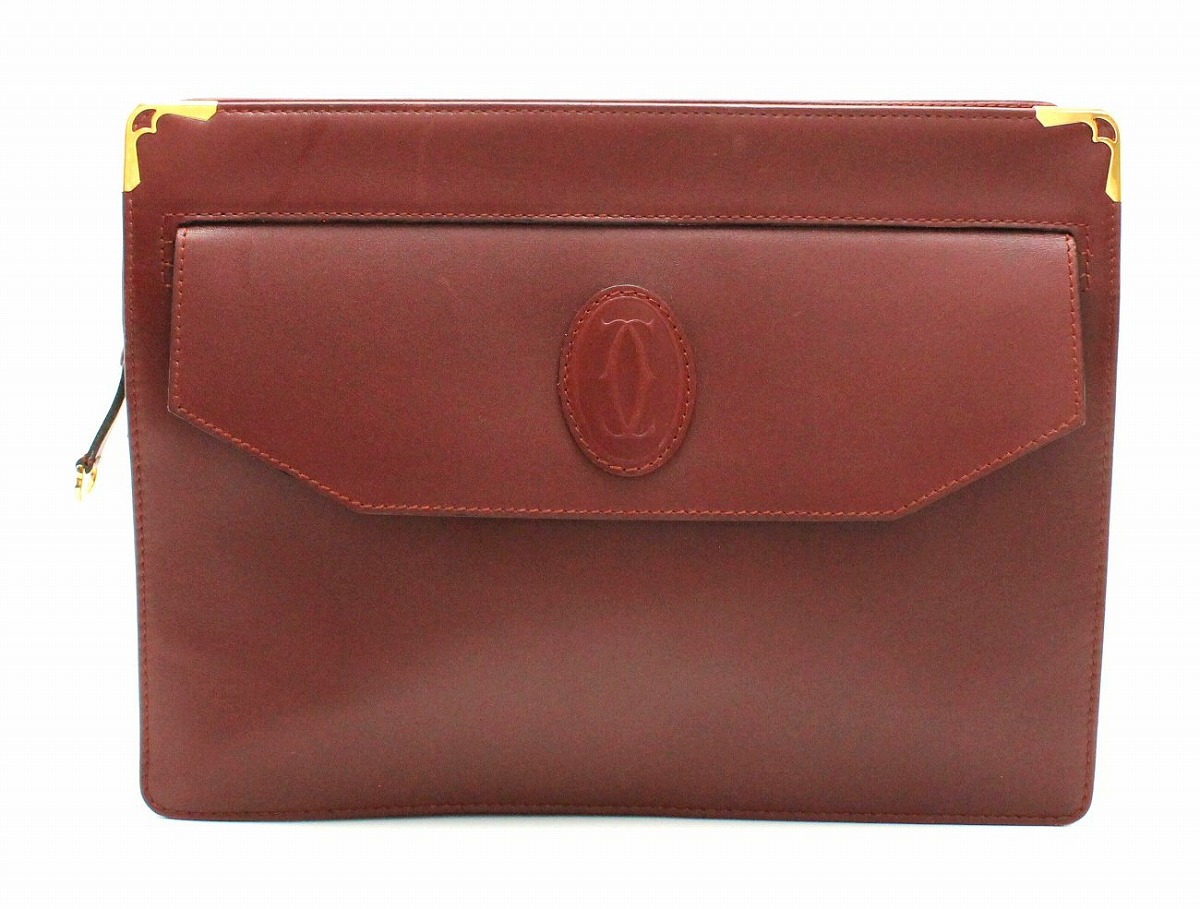 楽天市場】【バッグ】Cartier カルティエ マストライン クラッチバッグ