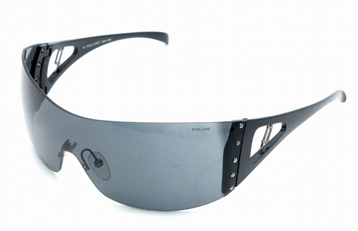 美品】POLICE ポリス サングラス イタリア製 ケース付 S8297S 美品
