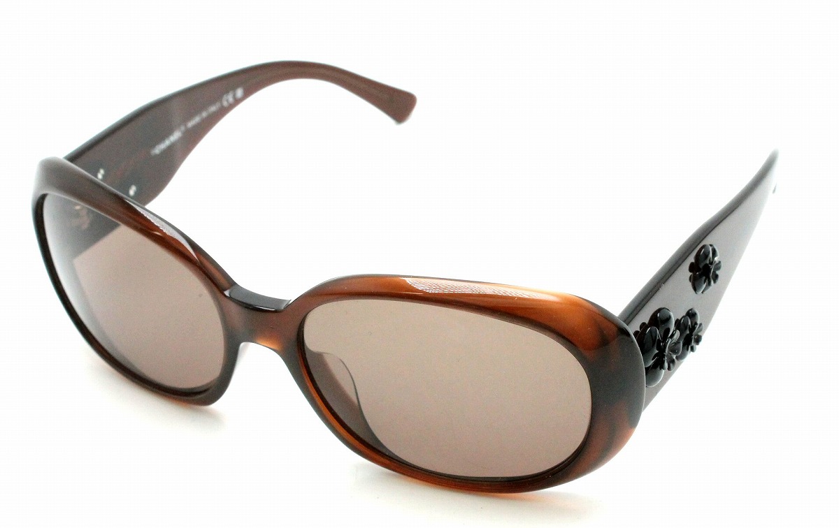 楽天市場】CHANEL シャネル サングラス カメリア ココマーク スモーク