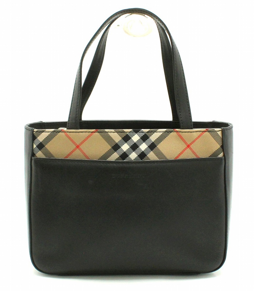楽天市場】【バッグ】BURBERRY バーバリー ハンドバッグ ミニトート