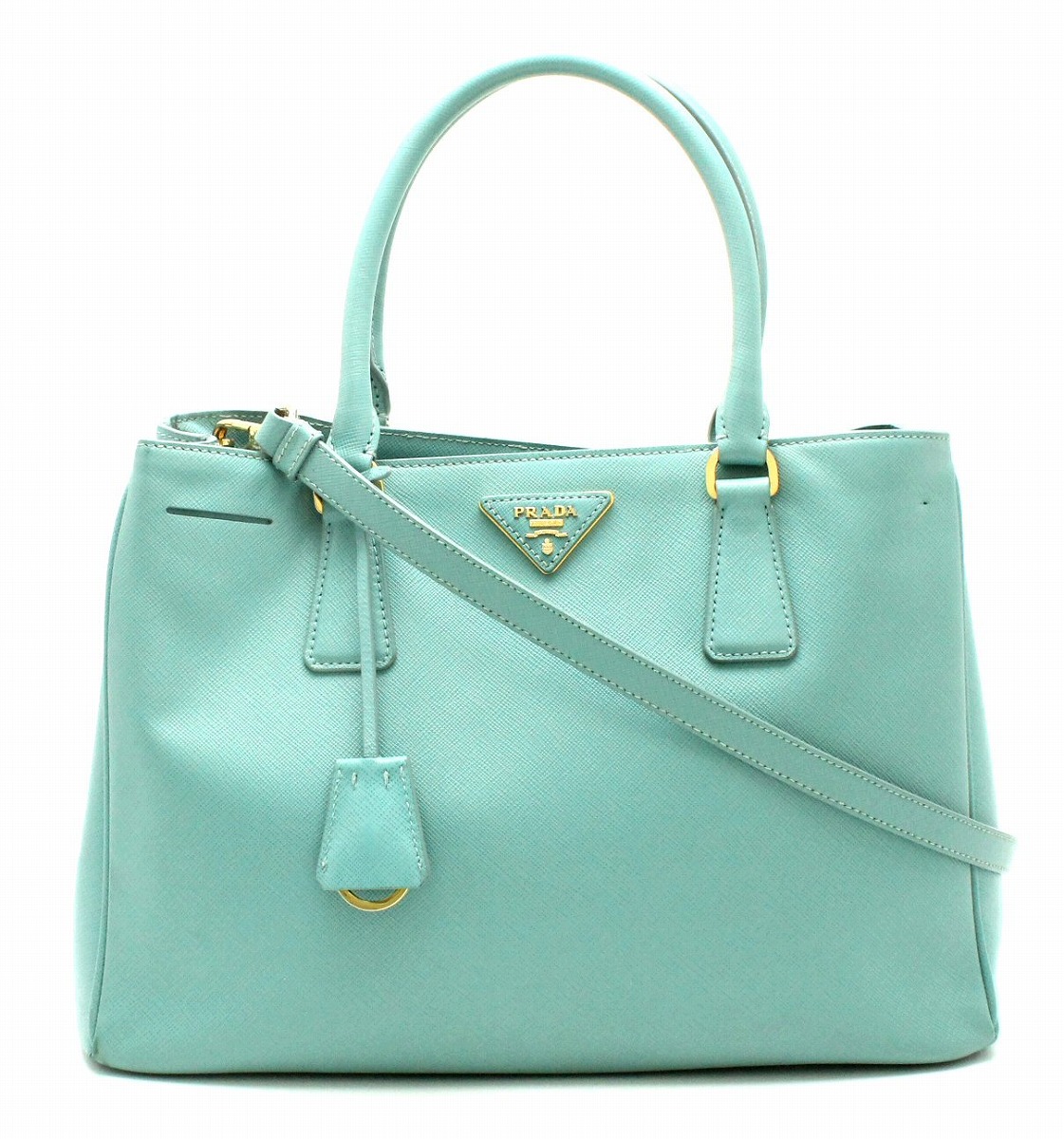 楽天市場】【バッグ】PRADA プラダ レザー サフィアーノ ハンドバッグ