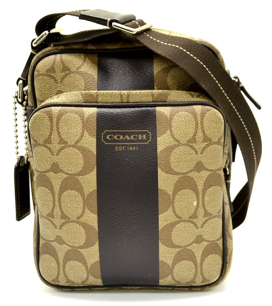 楽天市場】【バッグ】COACH コーチ ヘリテージ ストライプ