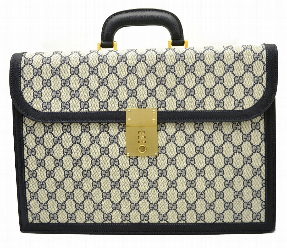 グッチ GGスプリーム GG柄 ビジネスバッグ ブリーフケース PVC