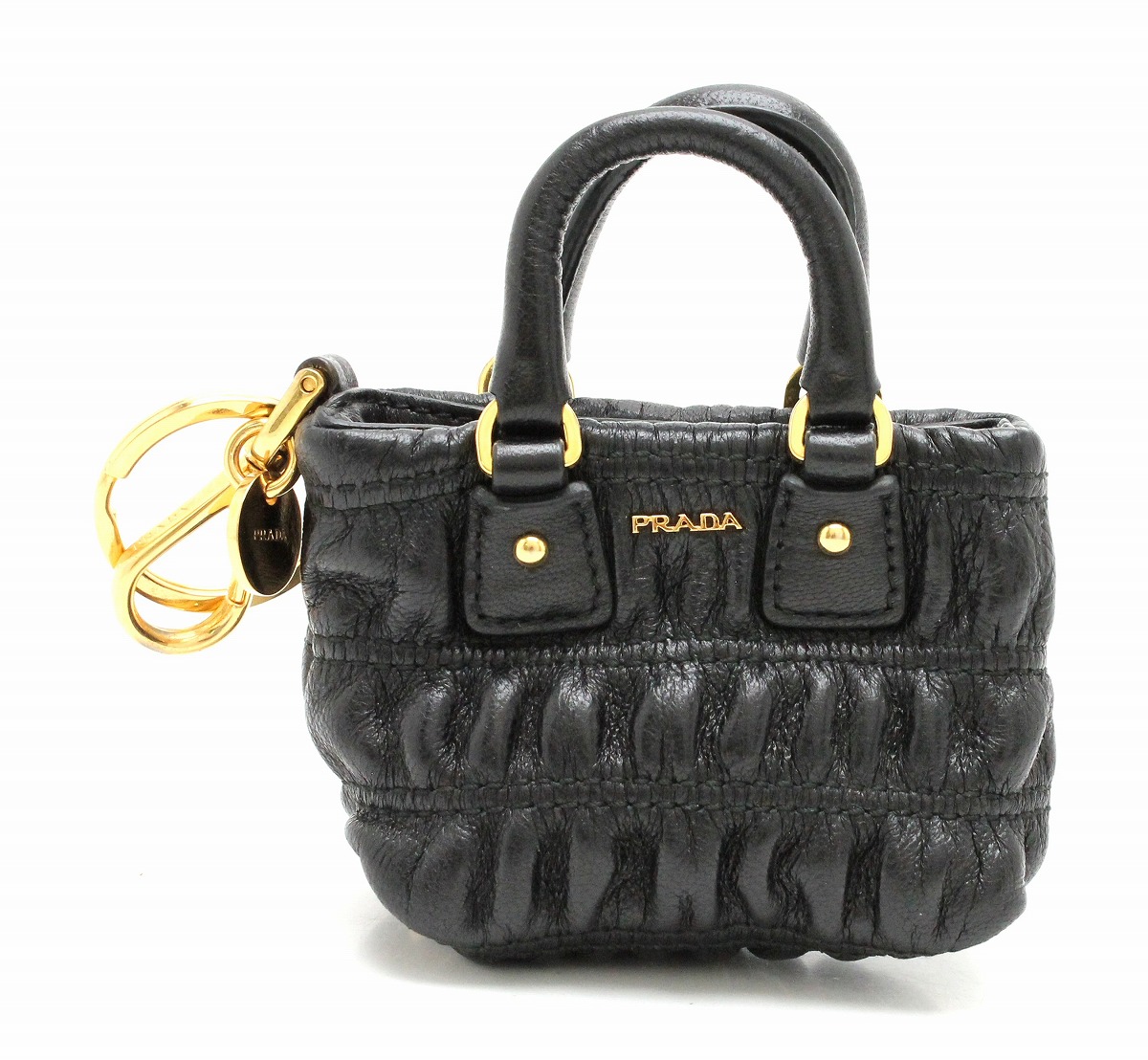 楽天市場】PRADA プラダ バッグ型 ミニバッグ キーホルダー キーリング