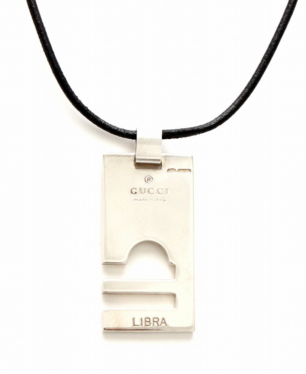楽天市場】【ジュエリー】GUCCI グッチ シルバー プレート ペンダント