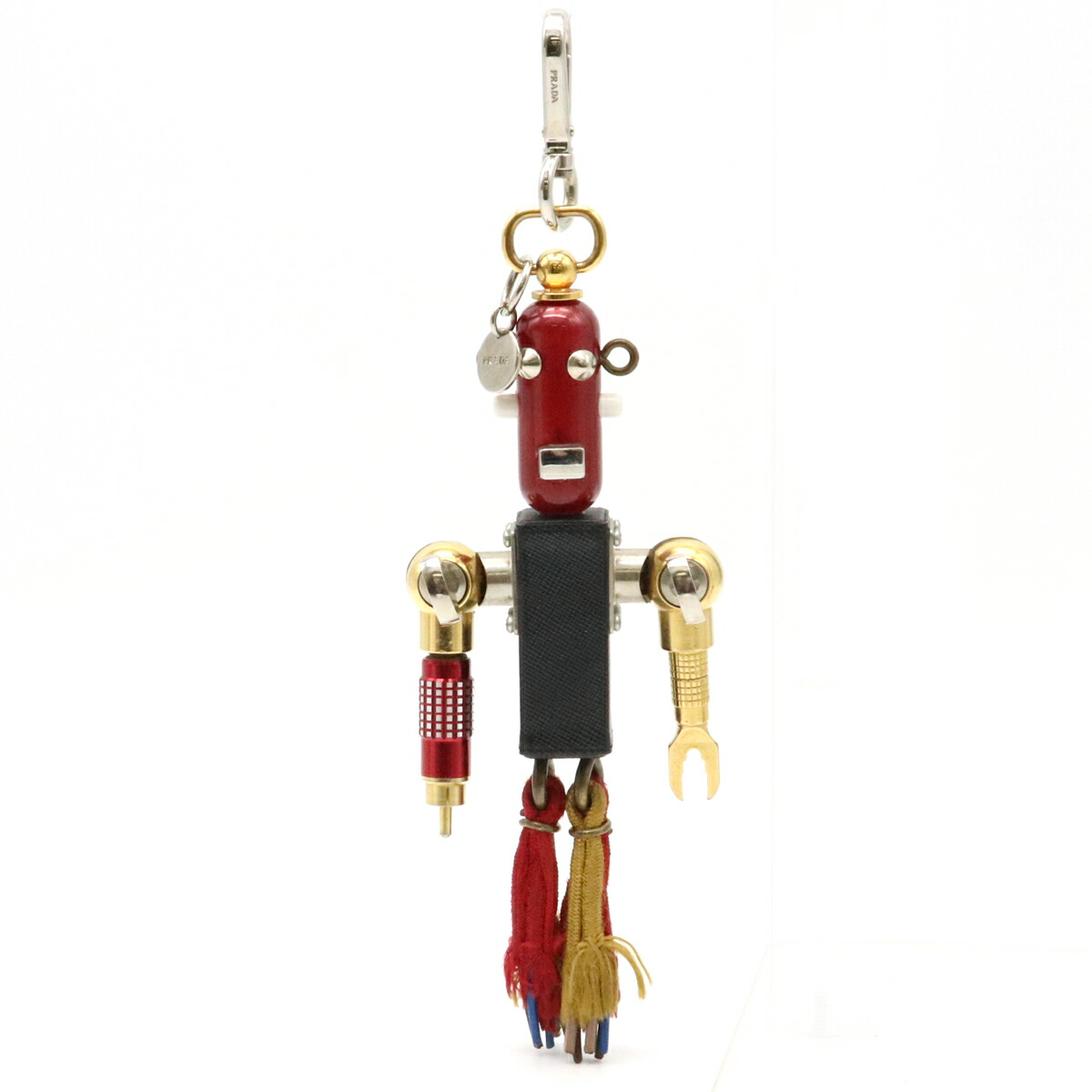 楽天市場】PRADA プラダ ロボット キーホルダー バッグチャーム レザー