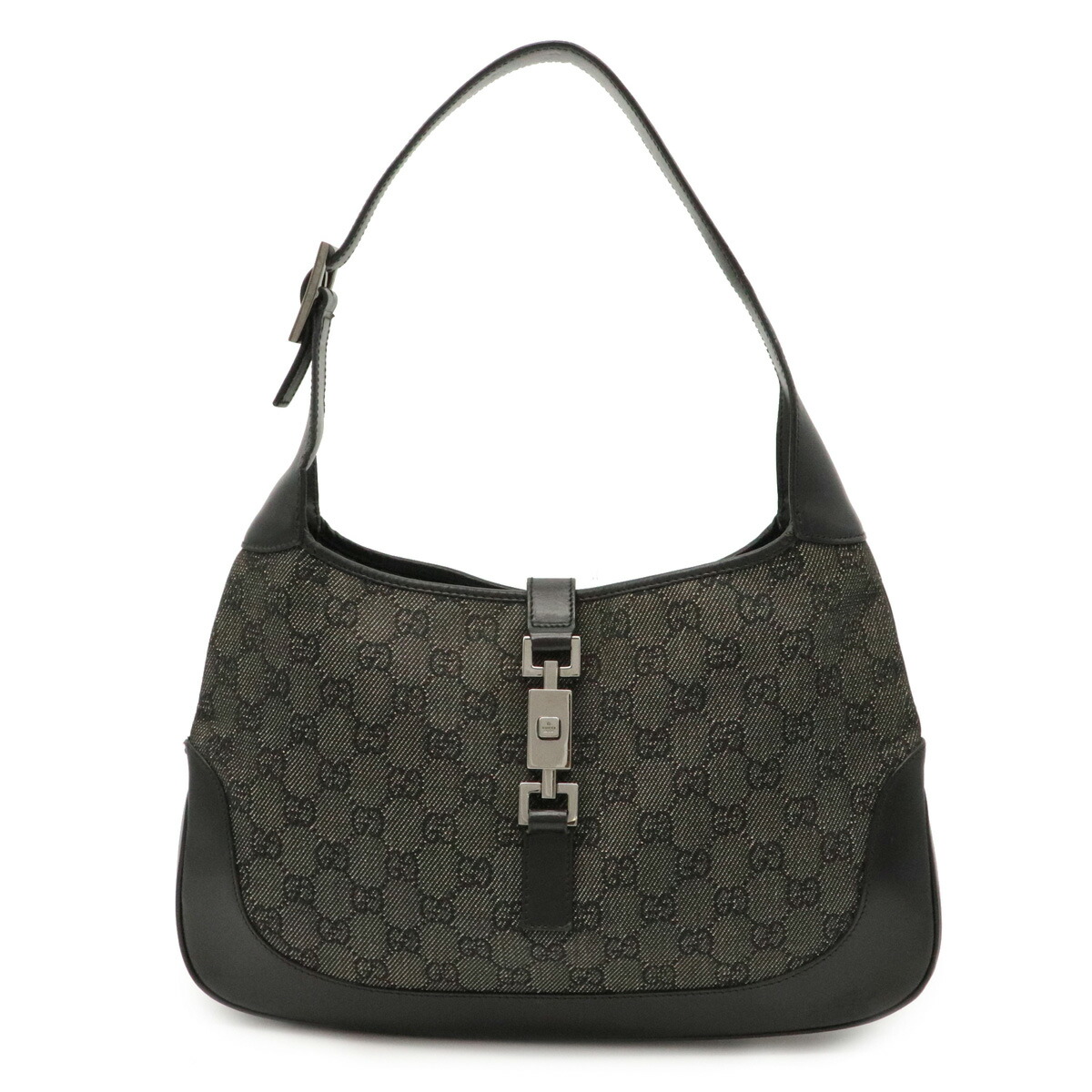 GUCCI ワンショルダーバッグ GG キャンバス レザー グッチ ジャッキー