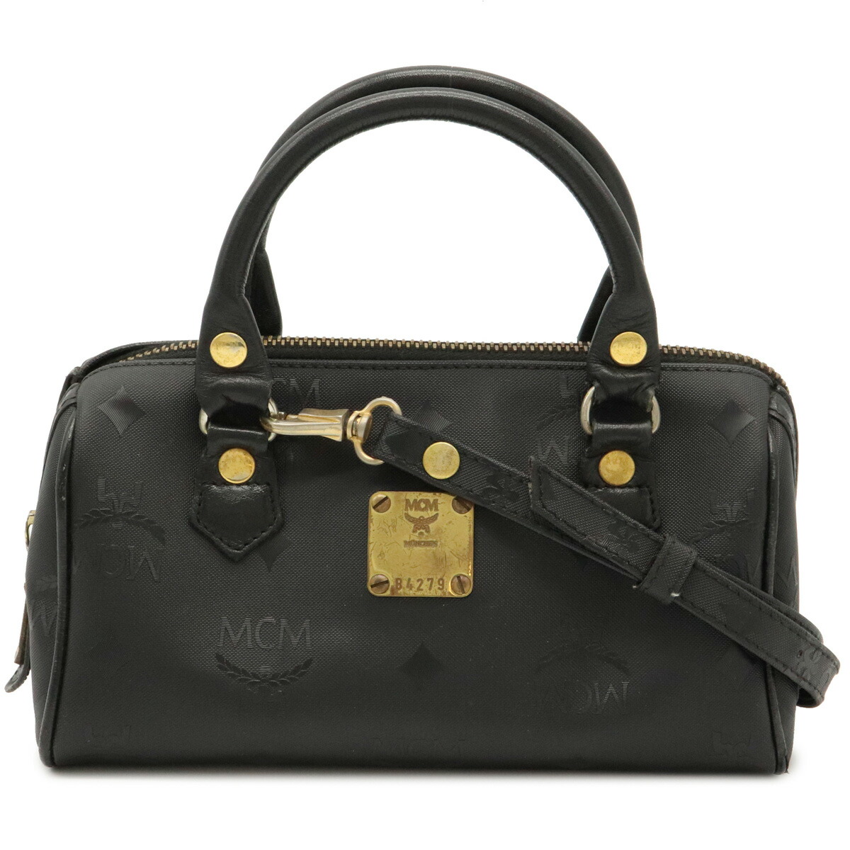 楽天市場】【バッグ】MCM エムシーエム ロゴグラム ハンドバッグ ミニ