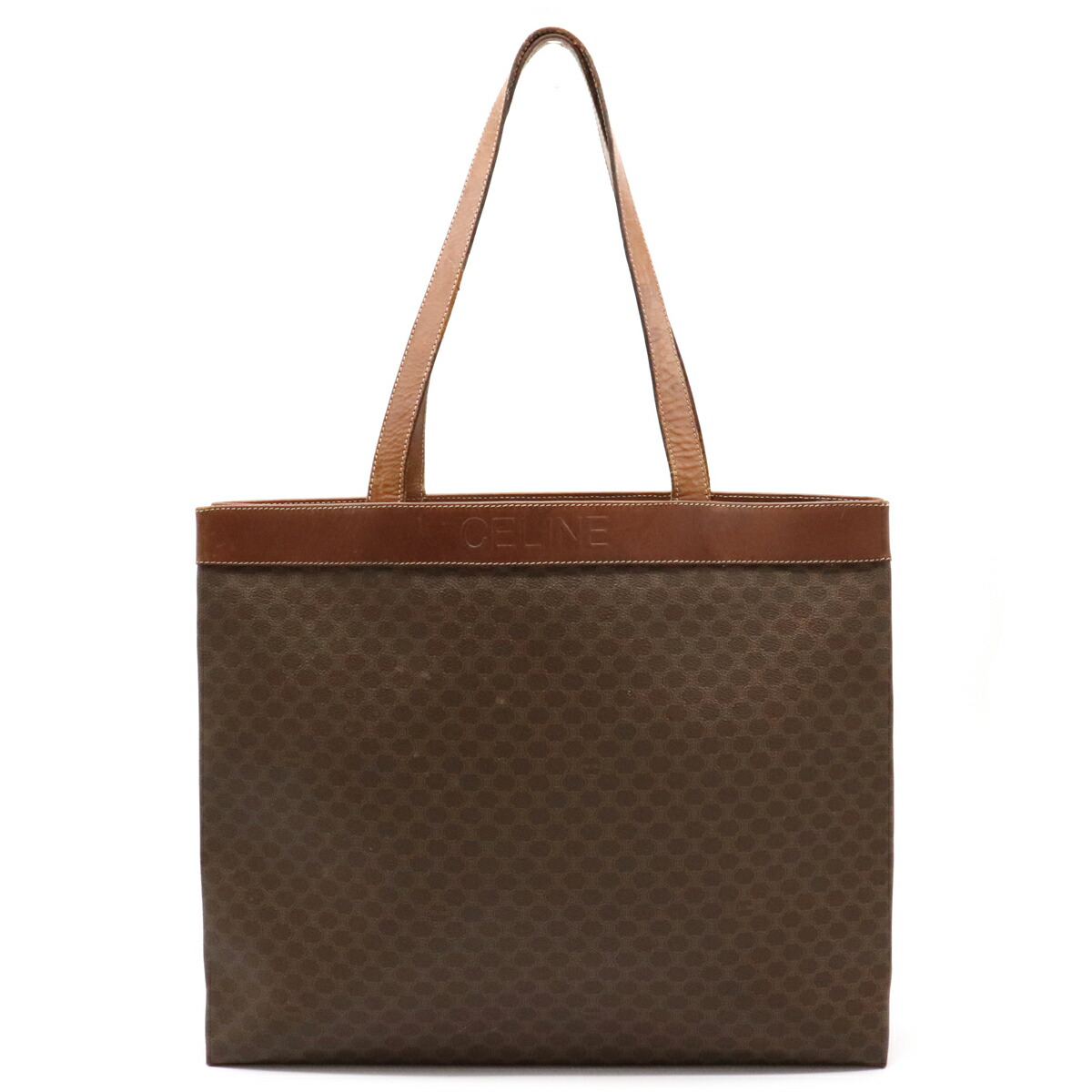楽天市場】【バッグ】CELINE セリーヌ マカダム柄 トートバッグ