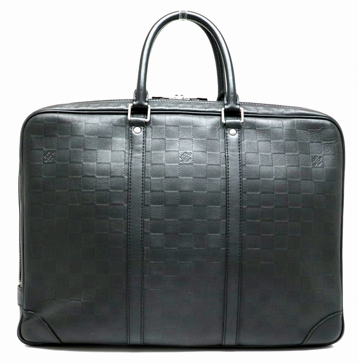ルイヴィトン ダミエアンフィニ PDJ ビジネスバッグ 2way 黒 5146 楽天