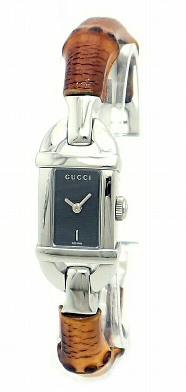 楽天市場】【ウォッチ】GUCCI グッチ 6800L バングル ブラック文字盤