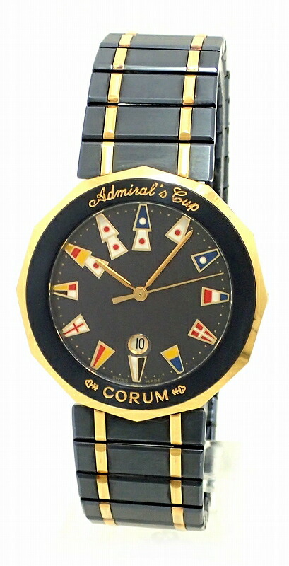 楽天市場】【ウォッチ】CORUM コルム アドミラルズカップ ガンブルー