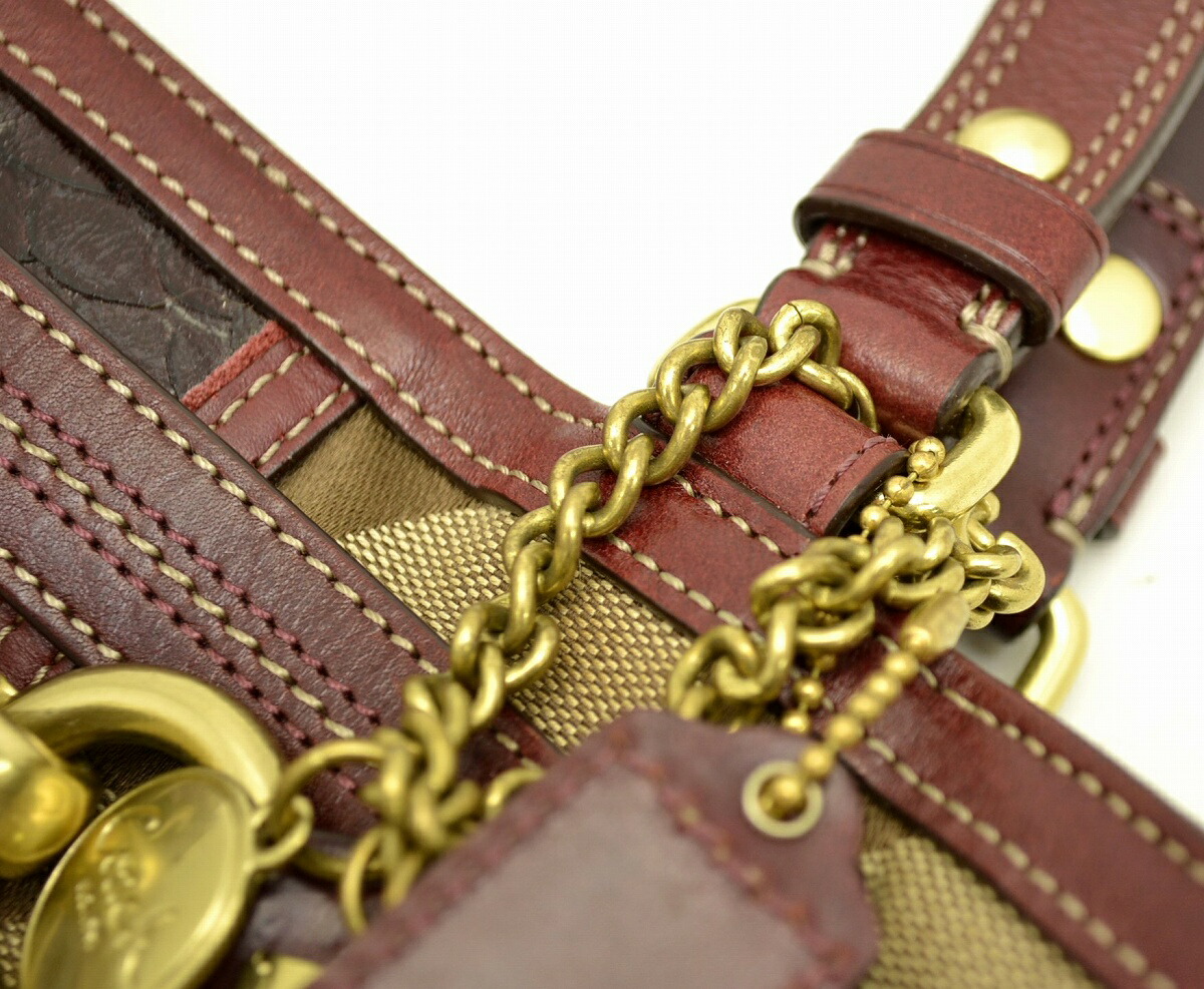 楽天市場】【バッグ】COACH コーチ シグネチャー トートバッグ