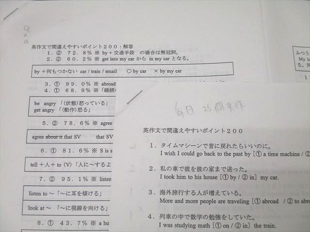 楽天市場】駿台 英語 英作文で間違えやすいポイント200 竹岡広信講師