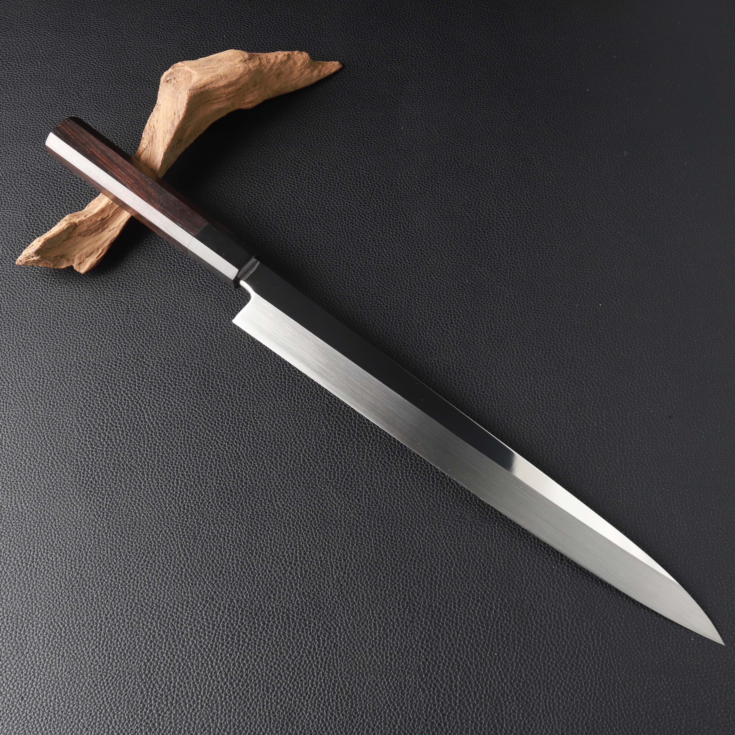 楽天市場】柳刃包丁 尺（刃渡り300mm）通常鏡面仕上げ 本刃付け 料理