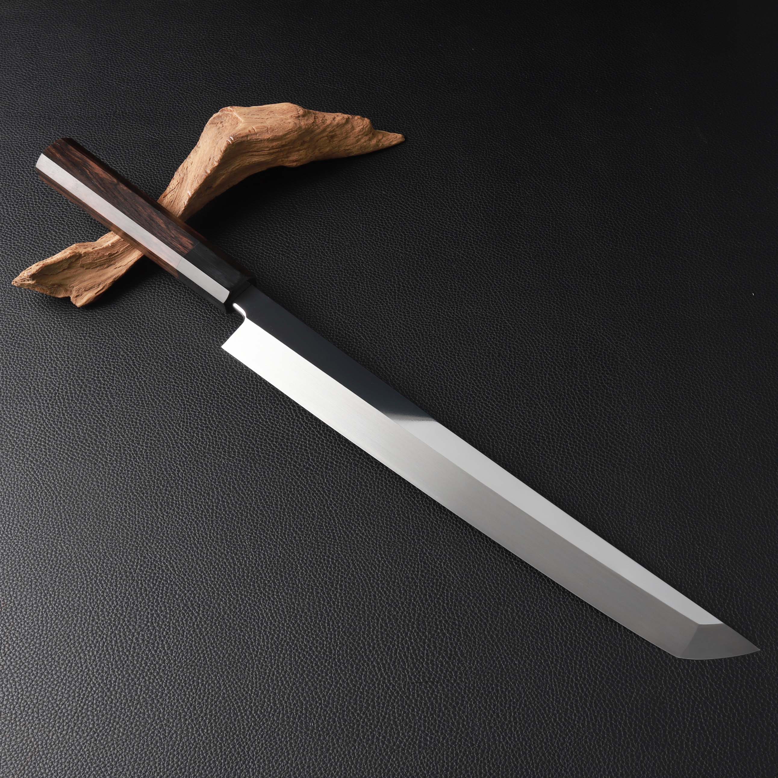 楽天市場】先丸柳刃包丁 尺（刃渡り300mm）通常鏡面仕上げ 本刃付け