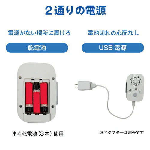 楽天市場】 人感センサー 音声案内機【屋内用 / 簡易式】 標準音声10種