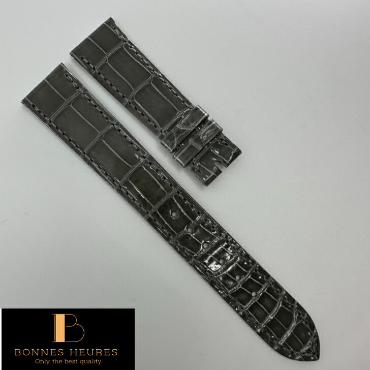 楽天市場】パテックフィリップ純正革ベルト19-16mmエナメルグレー