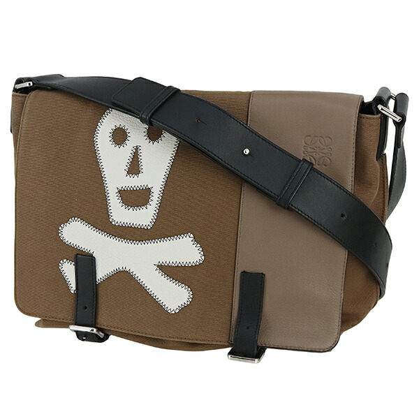 楽天市場】【美品】 ロエベ ショルダーバッグ ミリタリー