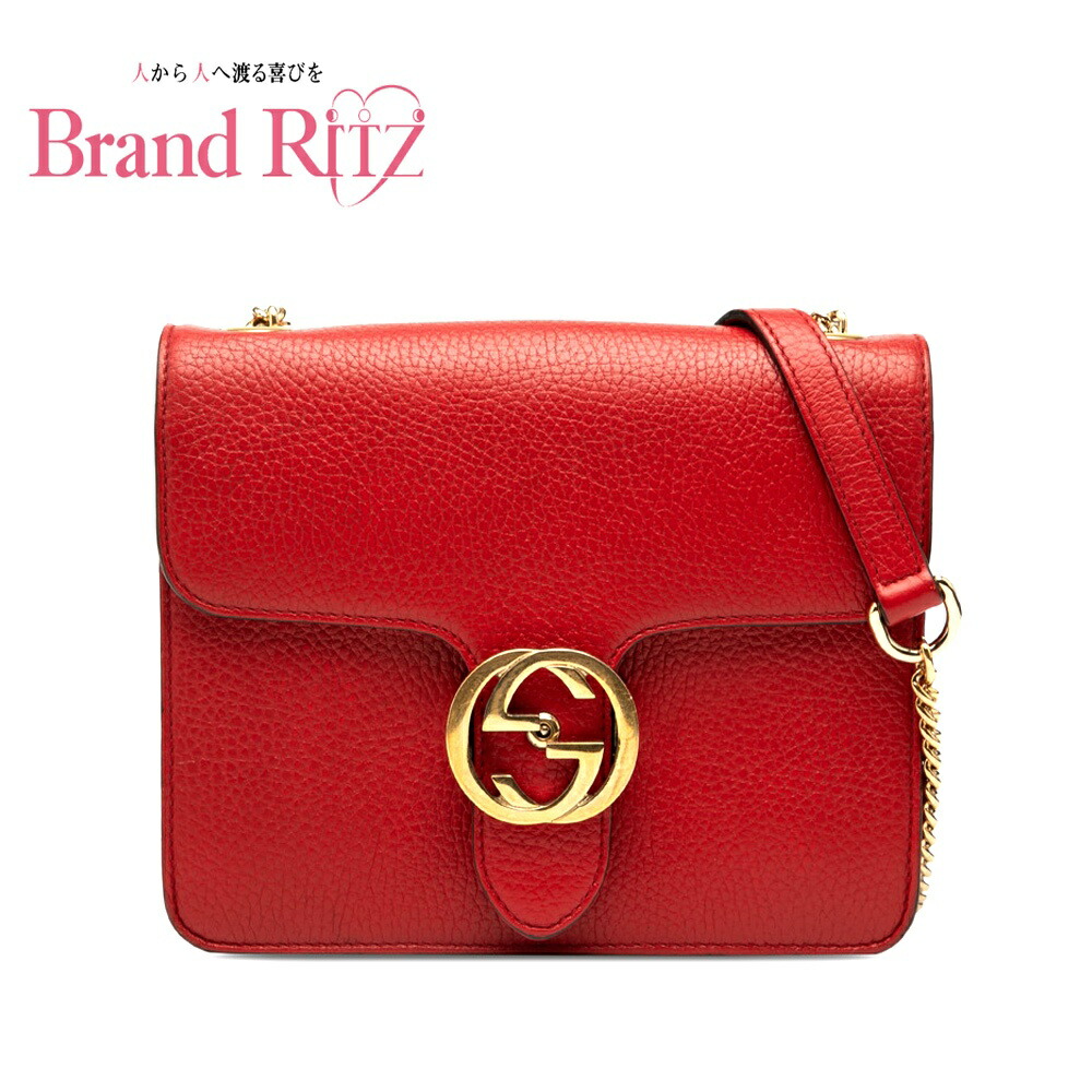 楽天市場】グッチ ショルダーバッグ 赤の通販