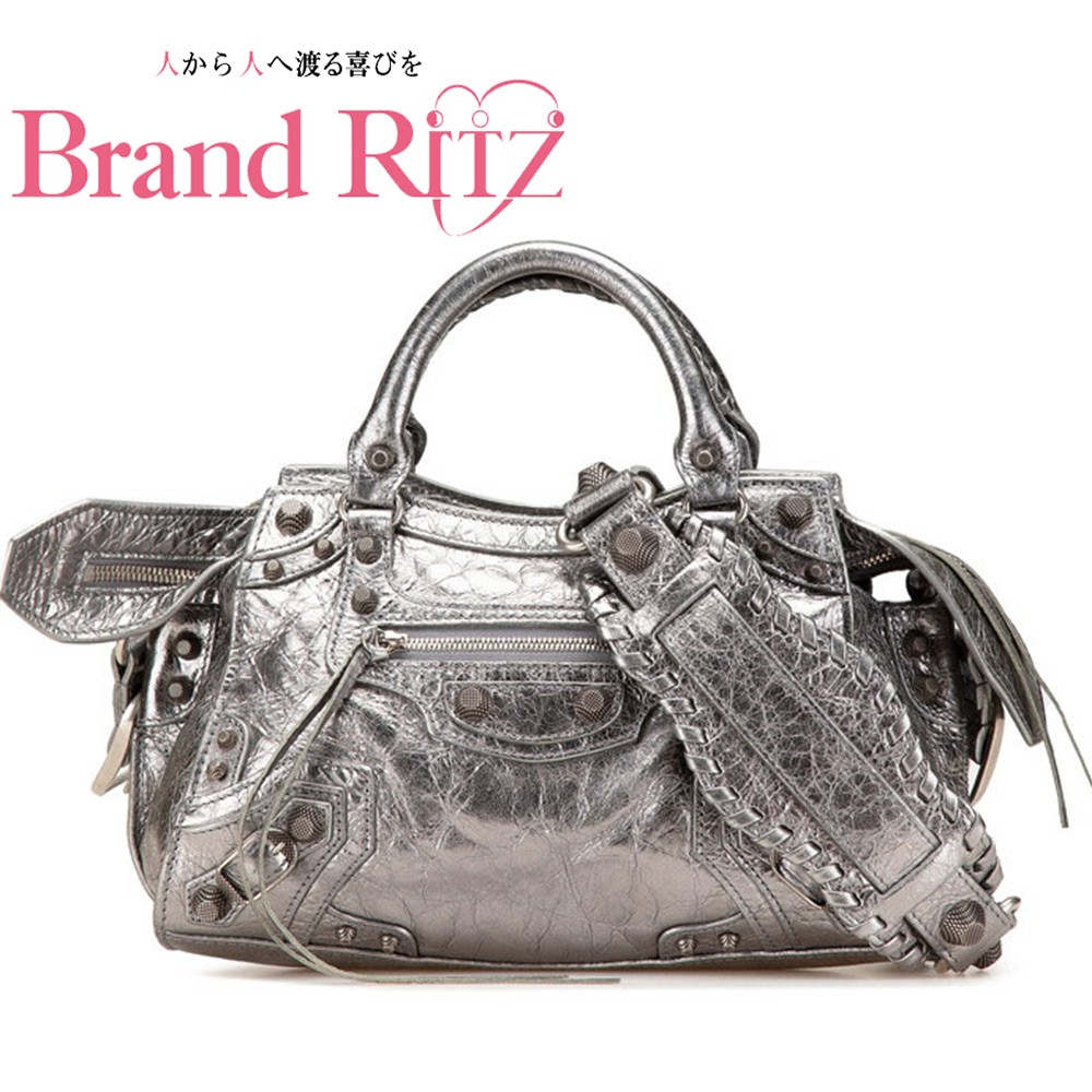 楽天市場】中古 ABランク バレンシアガ ネオ カゴール XS ハンドバッグ