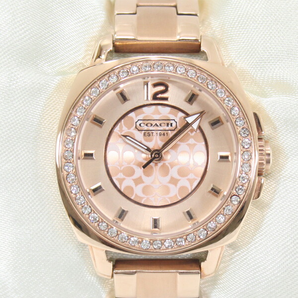 楽天市場】新品同様 COACH コーチ ボーイフレンド シグネチャー