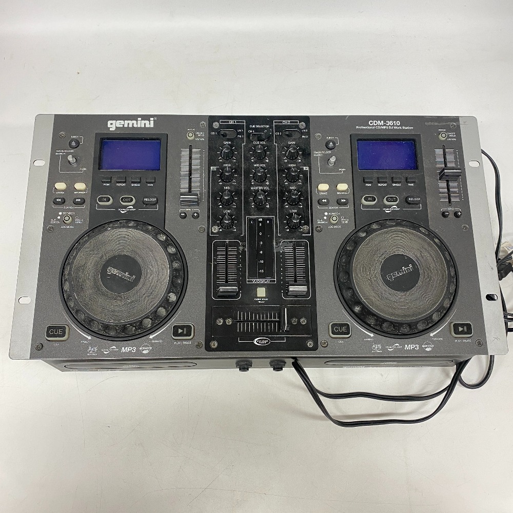 楽天市場】Gemini CDM-3610 DJ ワークステーション : BRANJE 楽天市場店