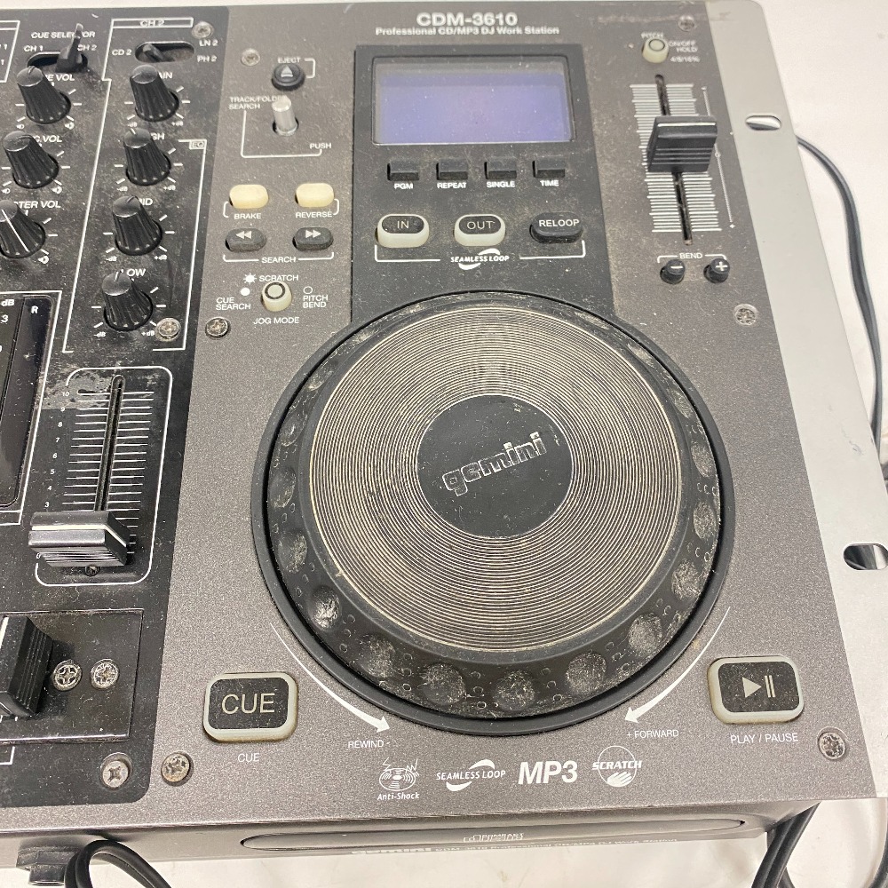 楽天市場】Gemini CDM-3610 DJ ワークステーション : BRANJE 楽天市場店