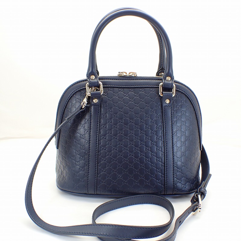 楽天市場】グッチ【GUCCI】マイクログッチシマレザー2WAY ハンドバッグ