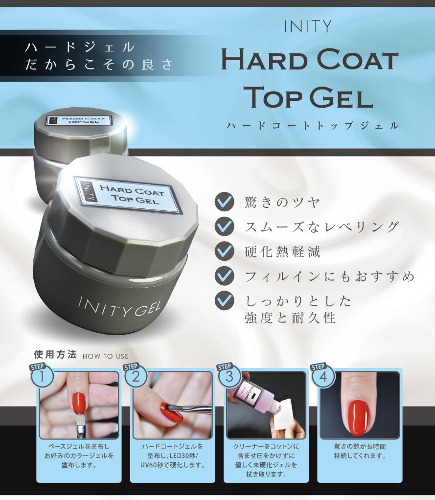 楽天市場】INITY アイニティジェル ハードコート トップジェル 25g