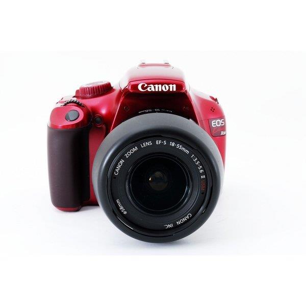 楽天市場】【中古】キヤノン Canon Kiss X50 レッド レンズキット 美品