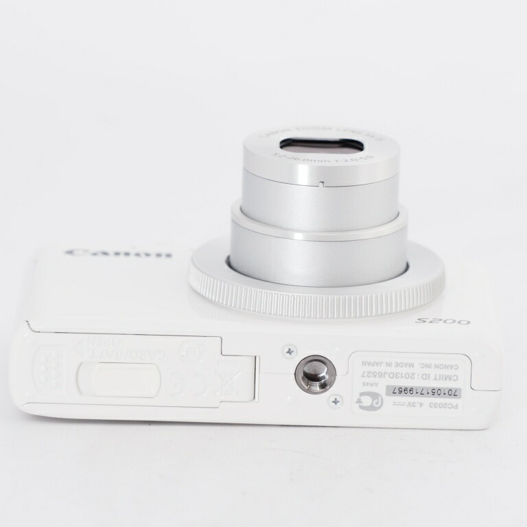 楽天市場】Canon キヤノン デジタルカメラ PowerShot S200 (ホワイト