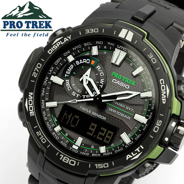 楽天市場】【CASIO PROTREK】 カシオ プロトレック 電波ソーラー腕時計