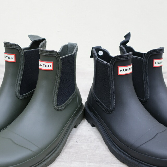 楽天市場】セールHUNTERレディース コマンド チェルシー ブーツ