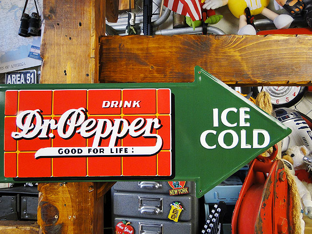楽天市場】ドクターペッパー アローカットサイン 看板 アメリカン雑貨